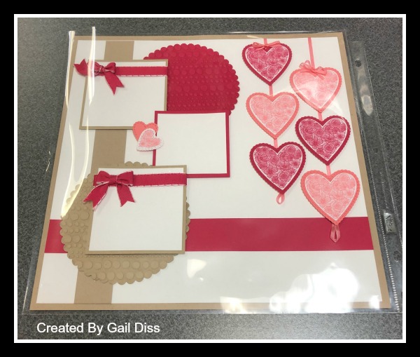 Stampin' Up! All My Love Suite, Valentine's Scrapbook Pages, Stampin' Studio