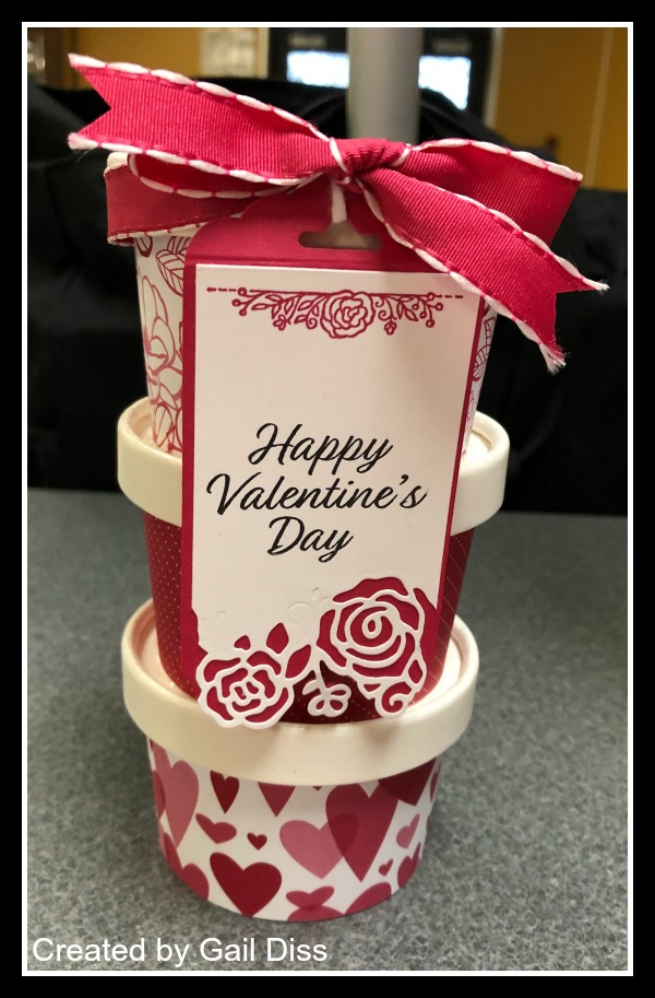 Stampin' Up! All My Love Suite, Valentine's Sweet Cups, Treat containers, Stampin' Studio