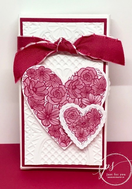 Stampin' Up! Meant to be stamp set, Be Mine Stitched Framelits, Valentine Treat Holder, Stampin' Up!