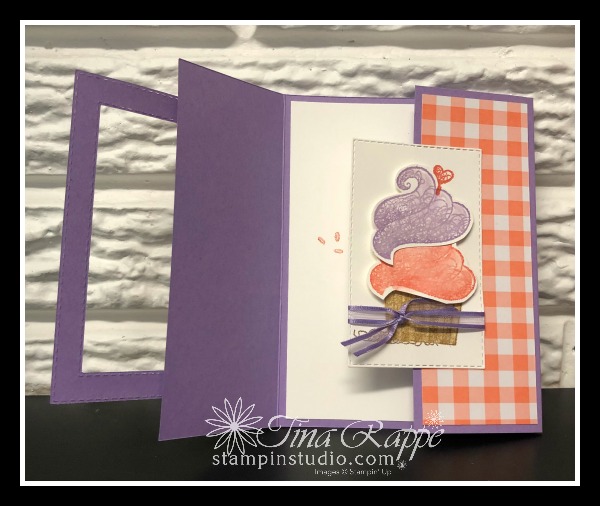 Stampin' Up! Hello Cupcake, Gingham Gala DSP, Fun Folds, Stamp Crop & Cruise Retreat, Stampin' Studio