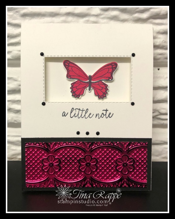 Stampin' Up! Butterfly Gala stamp set, Butterfly Duet  Punch, Foil Sheets, Stamp Crop & Cruise Retreat, Stampin' Studio