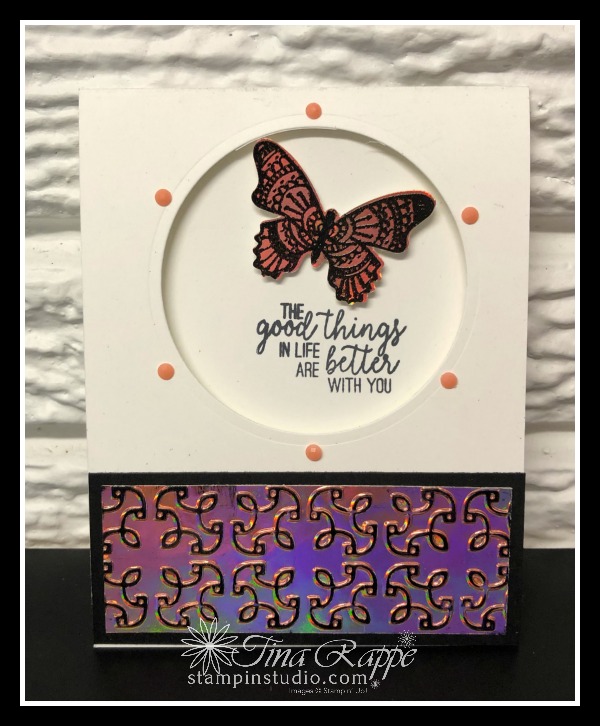 Stampin' Up! Butterfly Gala stamp set, Butterfly Duet  Punch, Foil Sheets, Stamp Crop & Cruise Retreat, Stampin' Studio