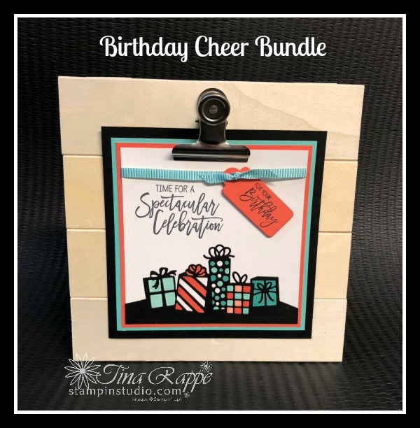 Stampin' Up! Stampin' Sisters Retreat 2019, Birthday Cheer stamp set, Detailed Birthday Edgelits, Stampin' Studio