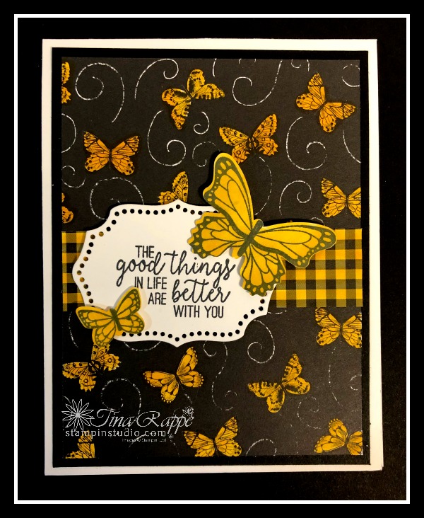 Stampin' Up! Butterfly gala stamp set, Butterfly Duet Punch, Stampin' Sisters Retreat, Stampin' Studio