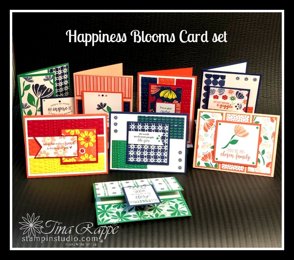 Stampin Up! Bloom by Bloom stamp set, Happiness Blooms Suite, Stampin' Sisters Retreat, Stampin' Studio