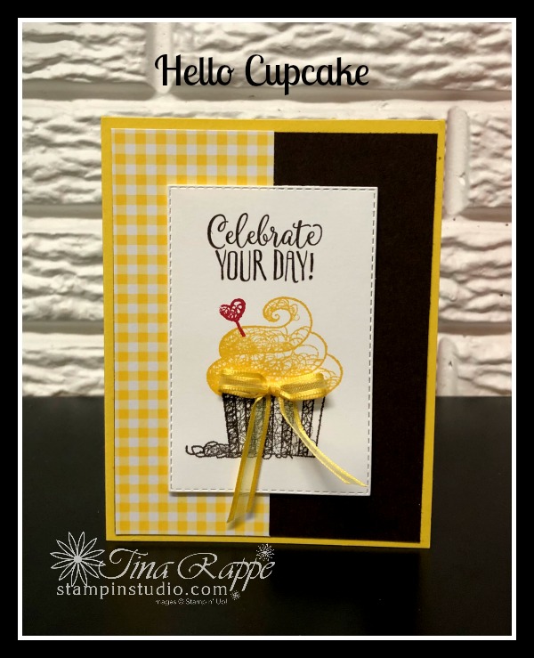 Stampin' Up! Hello Cupcake, stamp set, Stampin' Studio