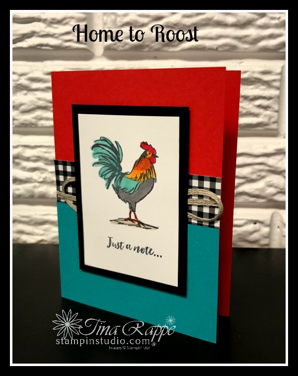 Stampin' Up! Home to Roost stamp set, sale-a-bration 2019, Stampin' Studio