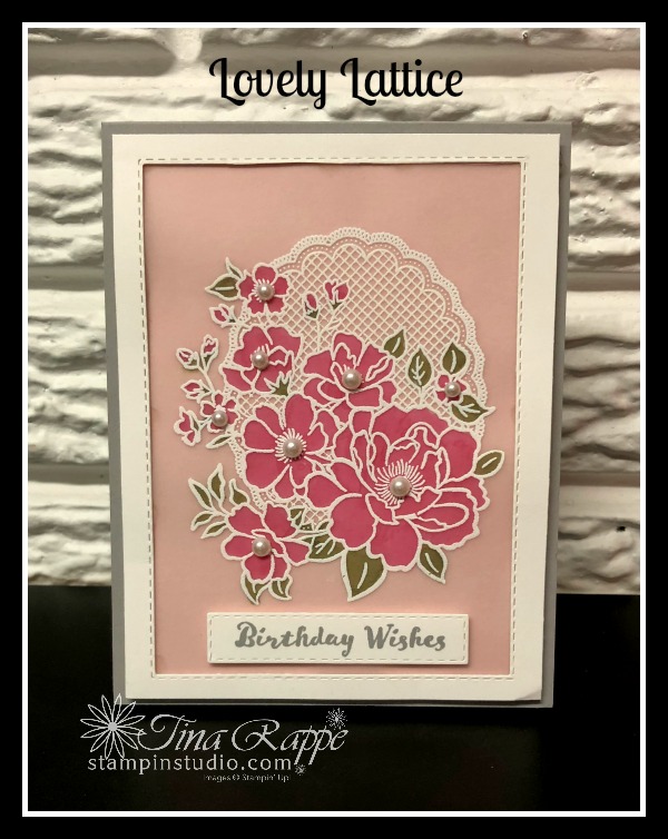 Stampin' Up! Lovely Lattice stamp set, Stampin' Studio