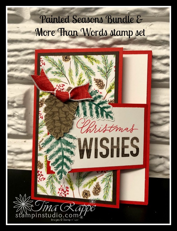 Stampin' Up! Painted seasons bundle, Four seasons Framelits, Stampin' Studio