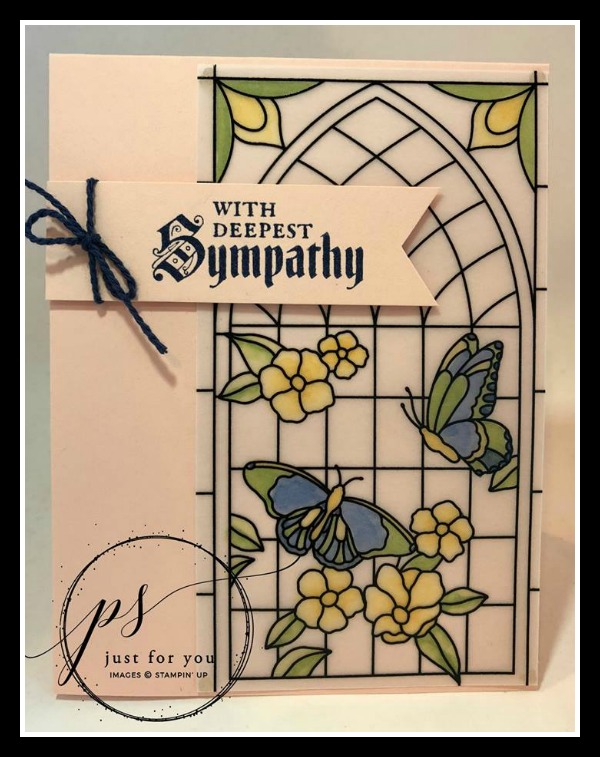 Stampin' Up! Painted Glass stamp set, Graceful Glass Suite, Stampin' Studio