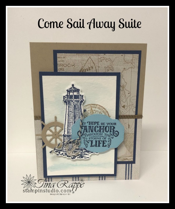 Stampin' Up!Sailing Home stamp set, Smooth Sailing Dies, Come Sail Away Suite, Stampin' Studio