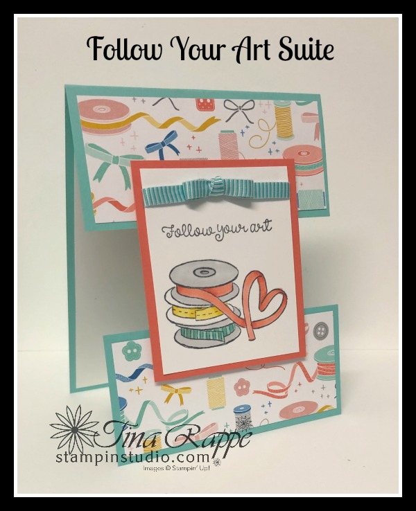 It Starts With art stamp set, Follow Your Art DSP, Stampin' Studio