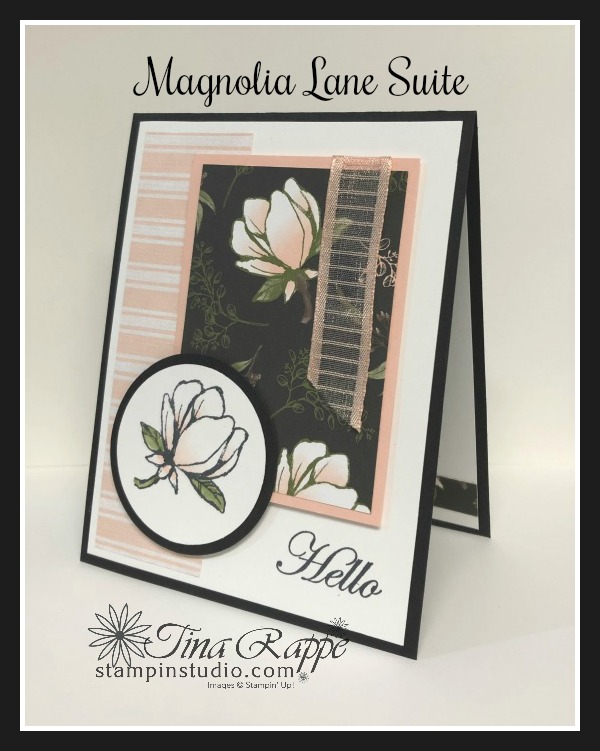 Stampin' Up! Magnolia Lane Suite, Good Morning Magnolia stamp set, Magnolia Lane DSP, Stampin' Studio