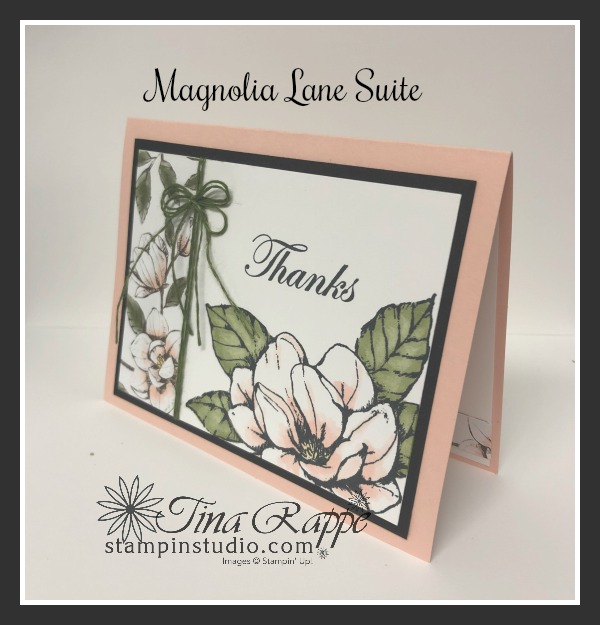 Stampin' Up! Magnolia Lane Suite, Good Morning Magnolia stamp set, Magnolia Memory Dies, Magnolia Lane DSP, Stampin' Studio