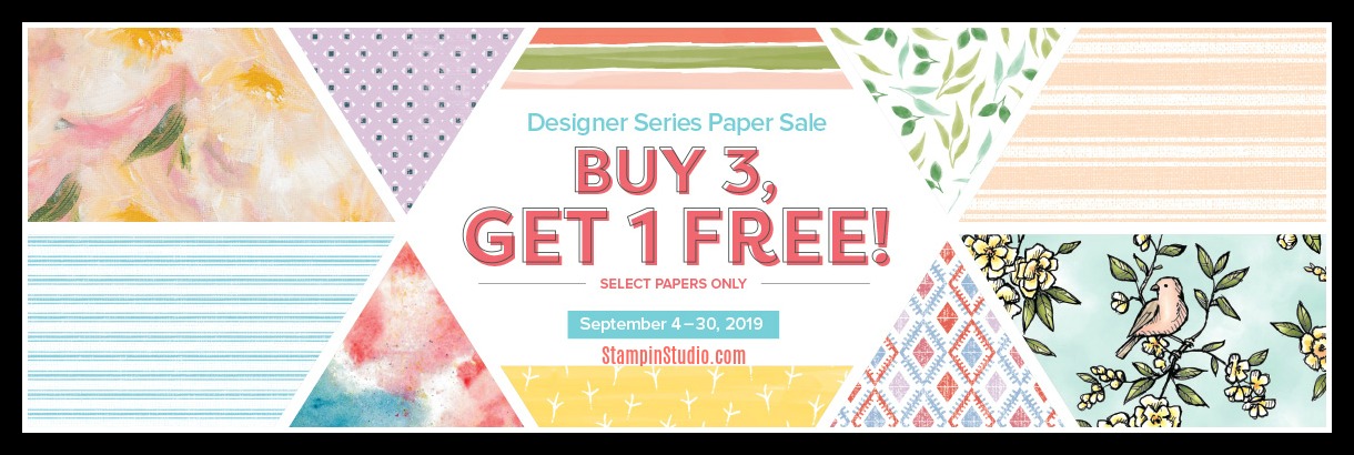 Stampin' Up! Buy 3 Get 1 Free DSP offer, Stampin' Studio