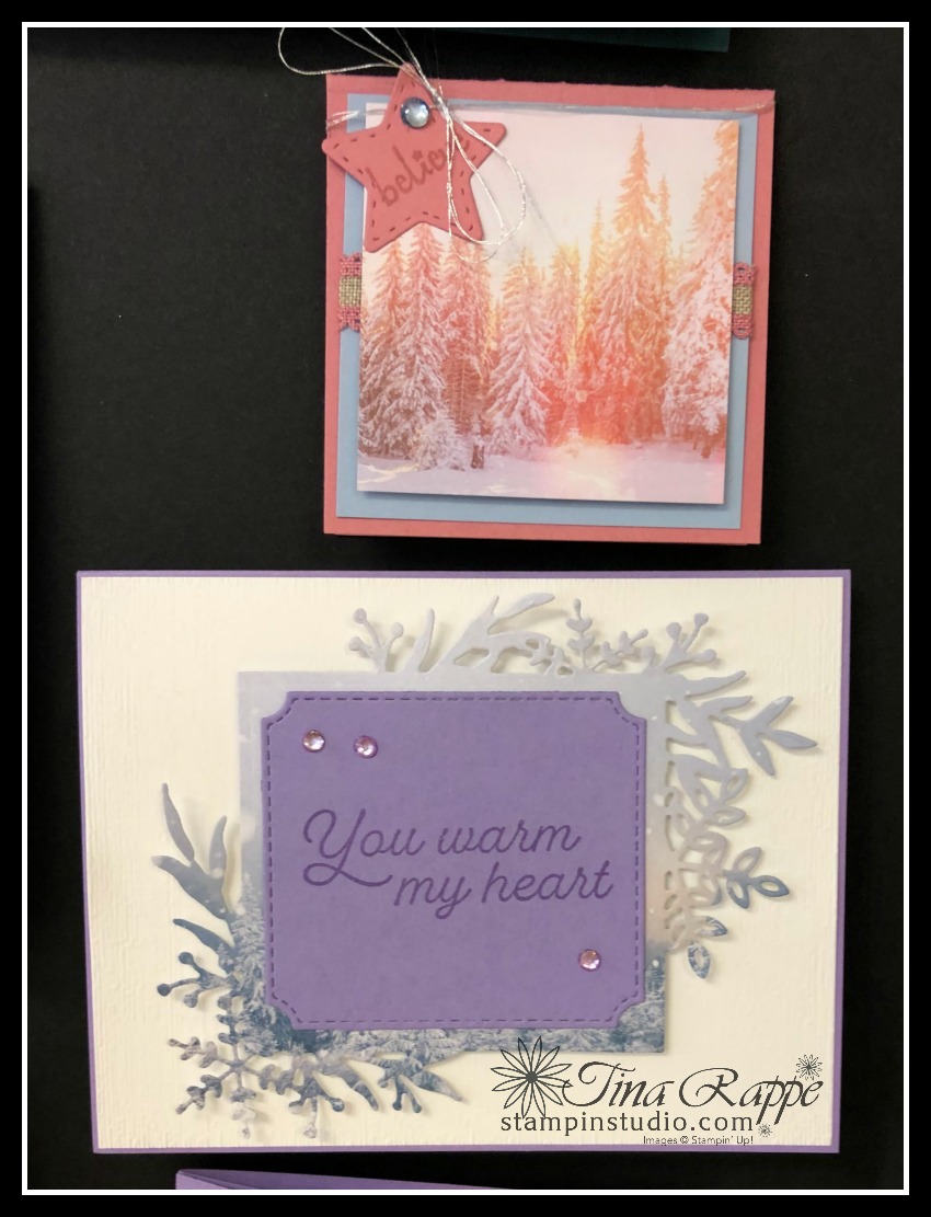 Stampin' Up! Feels Like Frost Suite, Stampin' Sisters Holiday Hoopla, Stampin' Studio