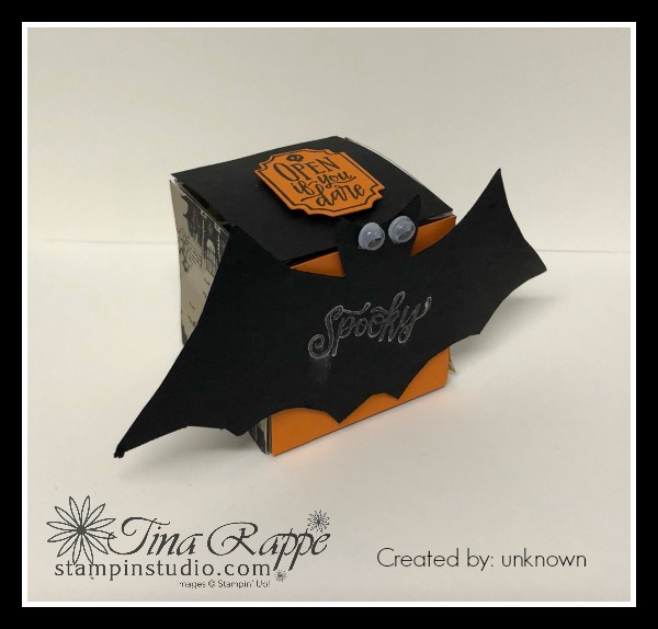 Stampin' Up! Clear Tiny Treat Boxes, Halloween treats, Monster Bash DSP, Stampin' Sisters Holiday Hoopla, Stampin' Studio
