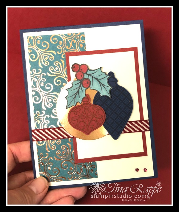 Stampin' Up! Christmas is Gleaming stamp set, Brightly Gleaming Suite, Gleaming Ornaments Punch Pack, Stampin' Studio