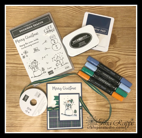 Stampin' Up! Snowman Season stamp set, Stampin' Studio