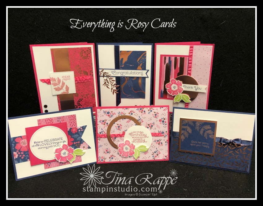 Stampin' Up! Everything is Rosy Product Medley, Stamp Crop & Cruise, Stampin' Studio