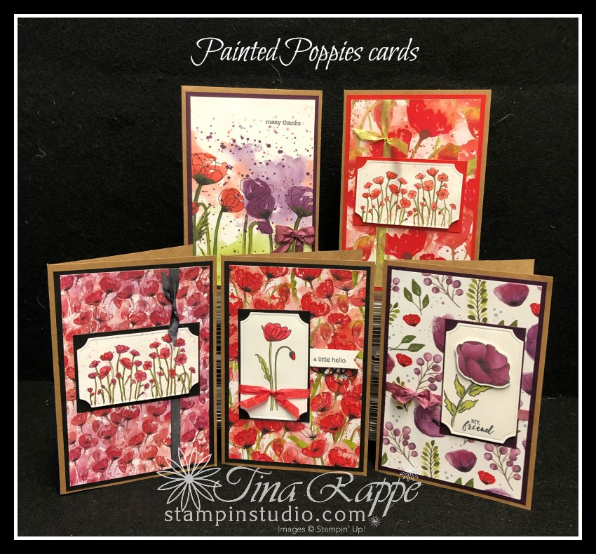 Stampin' Up! Peaceful Poppies Suite, Stamp Crop & Cruise, Stampin' Studio