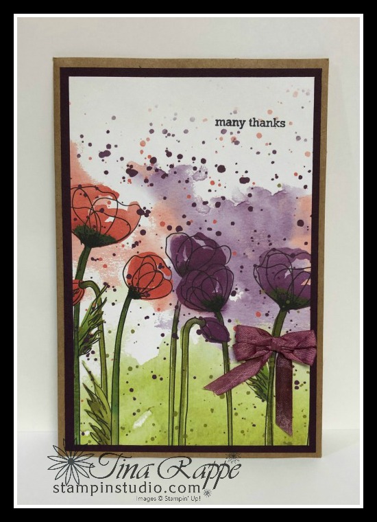 Stampin' Up! Peaceful Poppies Suite, Stamp Crop & Cruise, Stampin' Studio