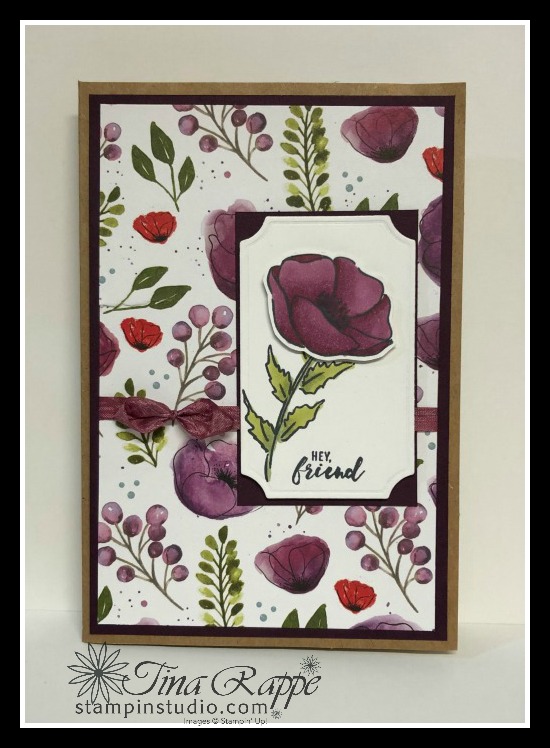 Stampin' Up! Peaceful Poppies Suite, Stamp Crop & Cruise, Stampin' Studio