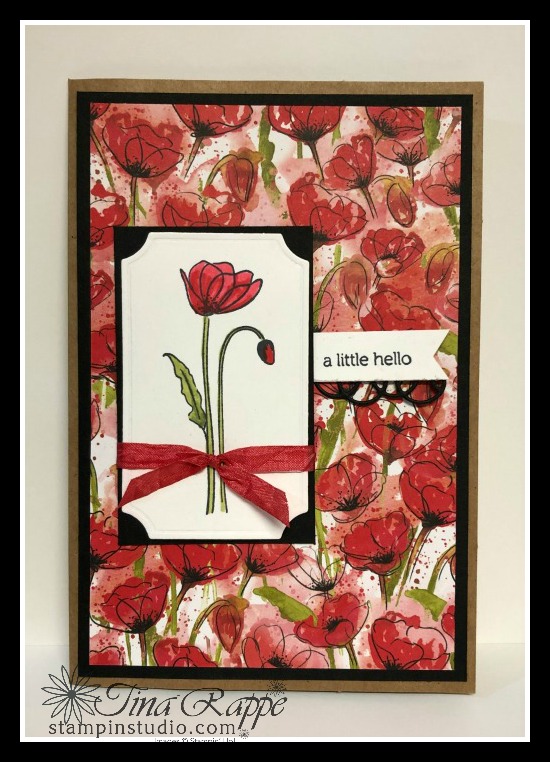 Stampin' Up! Peaceful Poppies Suite, Stamp Crop & Cruise, Stampin' Studio