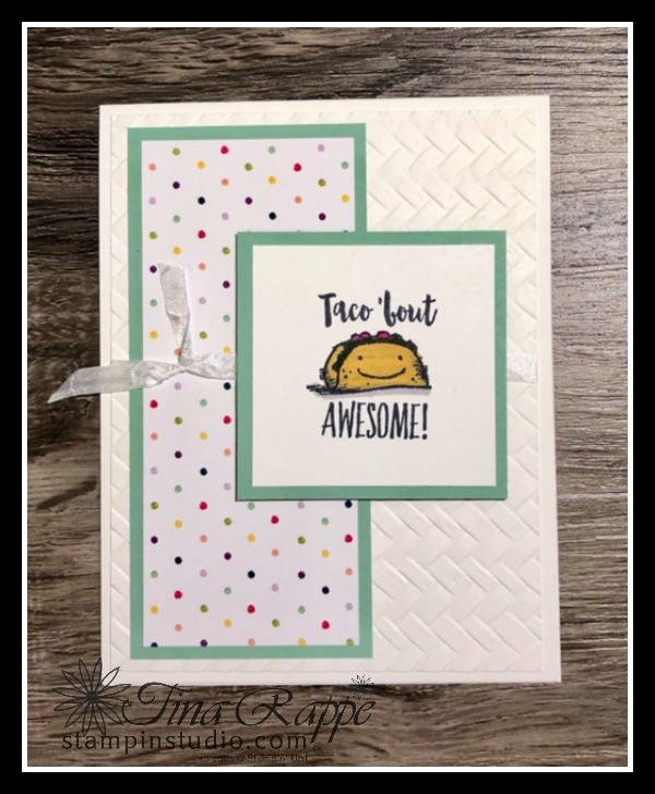 Stampin' Up! Witty-cisms stamp set, Best Dressed DSP, Stampin' Sisters Retreat, Stampin' Studio