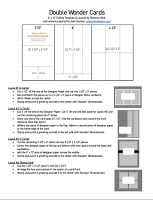 Double Wonder Card template