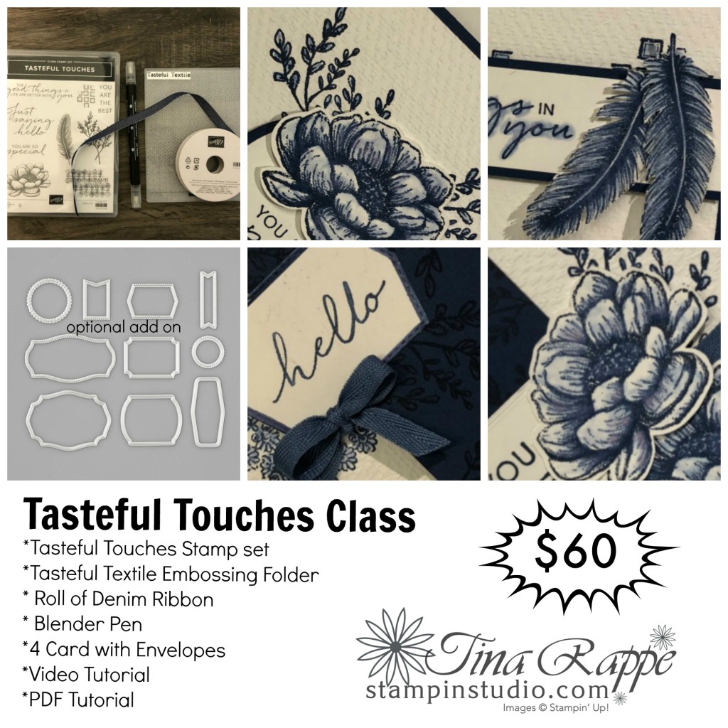 Stampin' Up! Tasteful Touches stamp set, Stampin' Studio