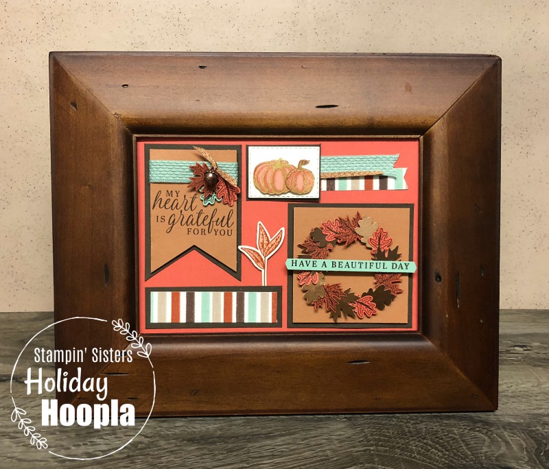 Stampin' Up! Beautiful Autumn Framed Art, Gilded Autumn Suite, Stampin' Studio