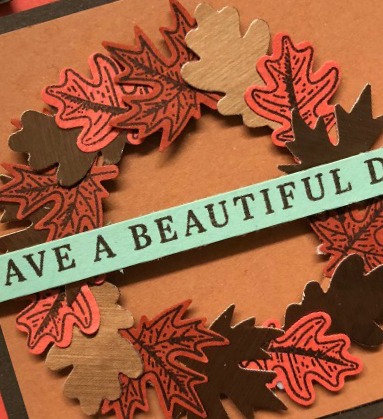 Stampin' Up! Beautiful Autumn Framed Art, Gilded Autumn Suite, Stampin' Studio