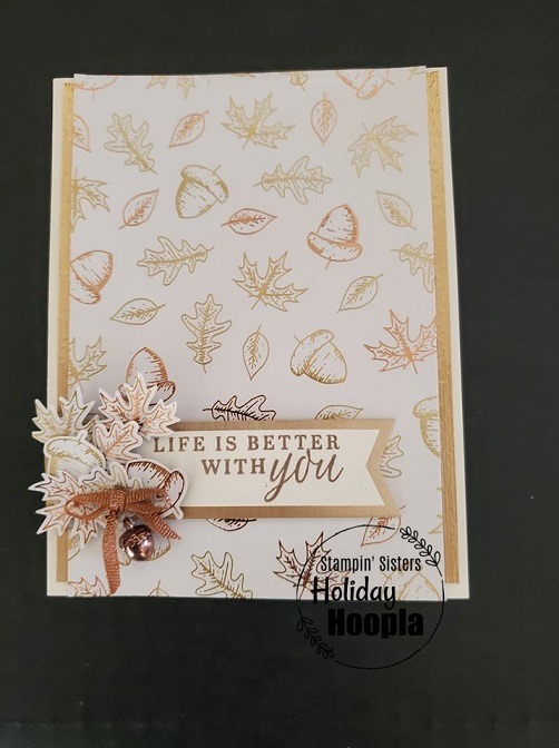 Stampin' Up, Gilded Autumn Suite, Stampin' Sisters Holiday Hoopla, Stampin' Studio