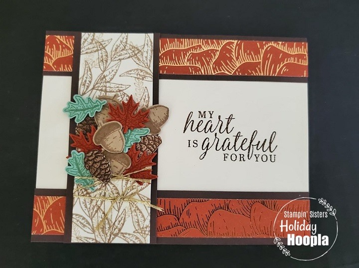 Stampin' Up, Gilded Autumn Suite, Stampin' Sisters Holiday Hoopla, Stampin' Studio