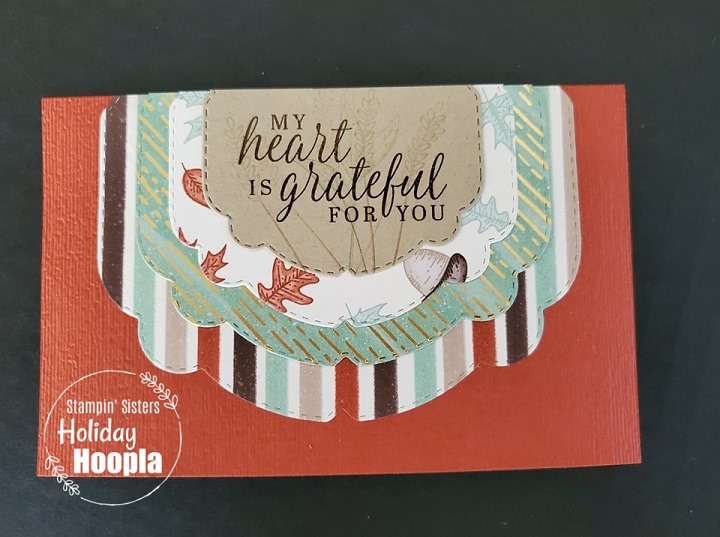 Stampin' Up, Gilded Autumn Suite, Stampin' Sisters Holiday Hoopla, Stampin' Studio