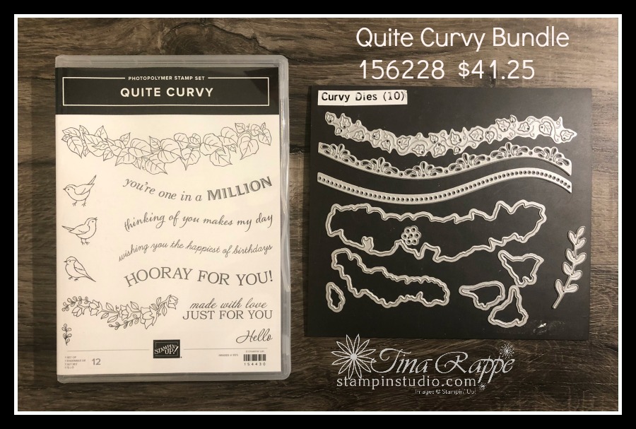 Stampin' Up! Quite Curvy Variety Bundle, Quite Curvy Bundle, Quite Curvy stamp set, Curvy Dies, Curvy Christmas stamp set, Stampin' Studio