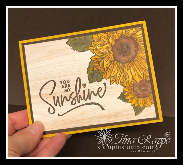 Stampin' Up! Celebrate Sunflowers stamp set, Ridiculously Awesome stamp set, Stampin' Studio.com