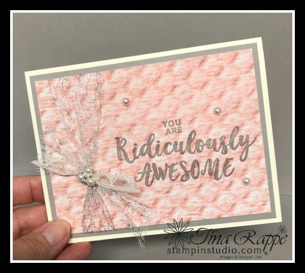 Stampin' Up!, Ridiculously Awesome stamp set, In Good Taste DSP, Stampin' Studio