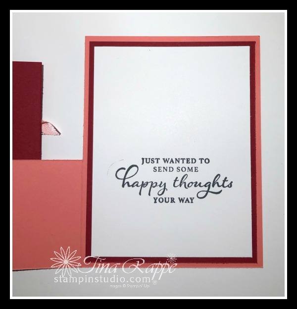 Stampin' Up! Happy Thoughts stamp set, Flower & Field DSP, Fun Fold cards, Stampin' Studio