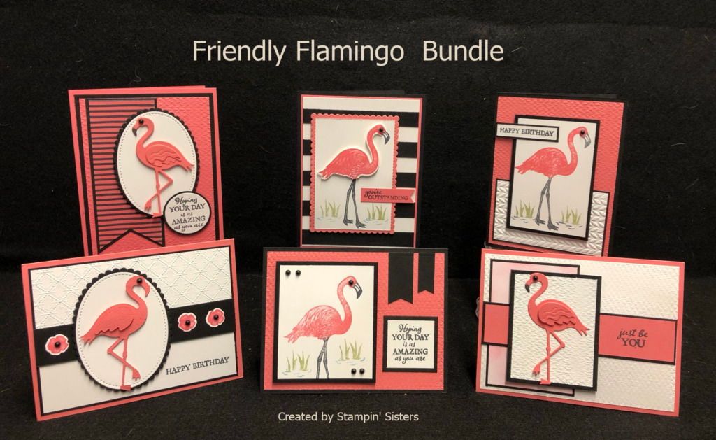 Stampin' Up! Friendly Flamingo Bundle, Stampin' Sisters Retreat, Stampin' Studio