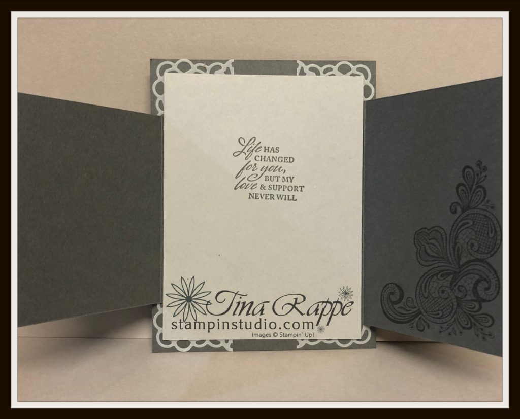 Stampin' Up! Simply Elegant DSP, Elegantly Said stamp set, Inspired Thoughts, Stampin' Studio