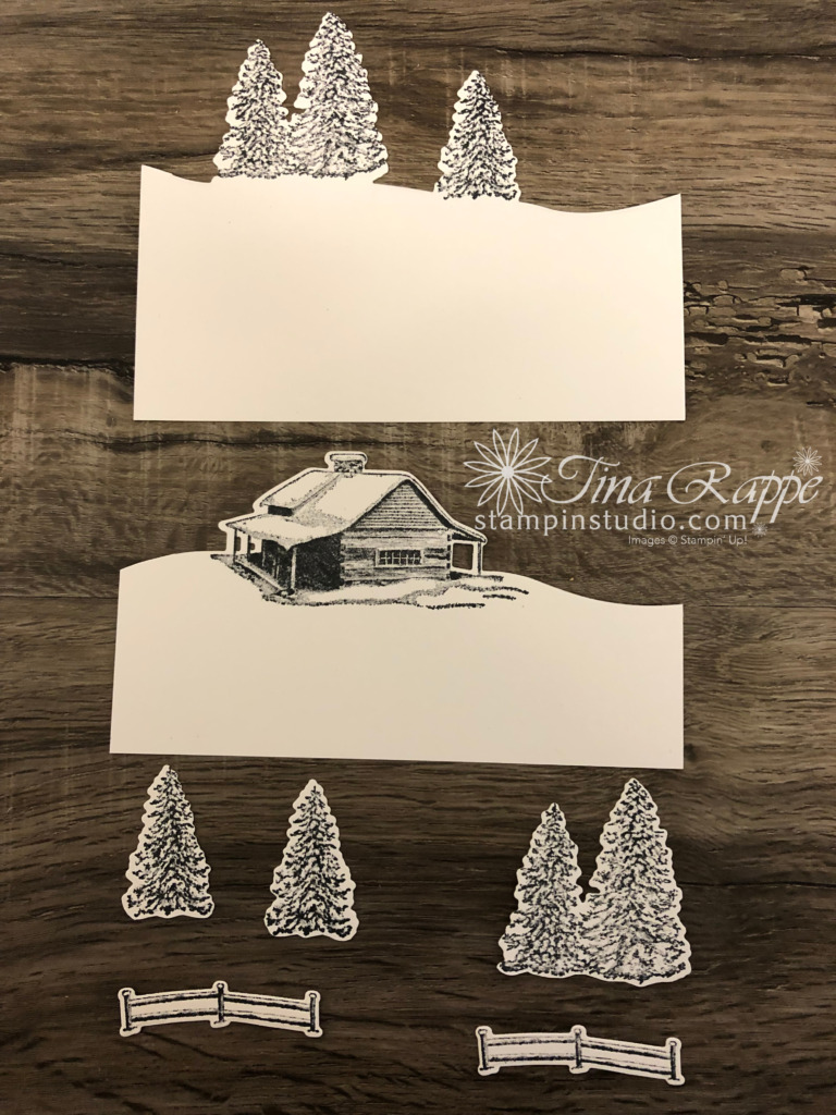 Stampin' Up! Peaceful Cabin stamp set, Cabin Dies, Peaceful Place Suite, Stampin' Studio