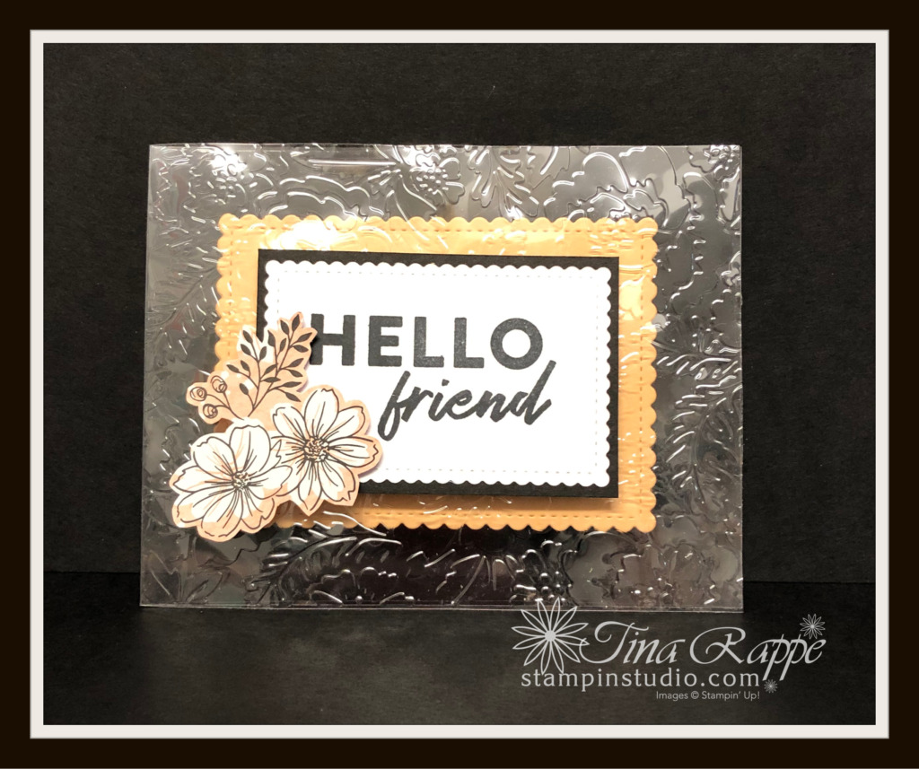 Stampin' Up1 Hello Friend Bundle, Window Sheet, Stampin' Studio