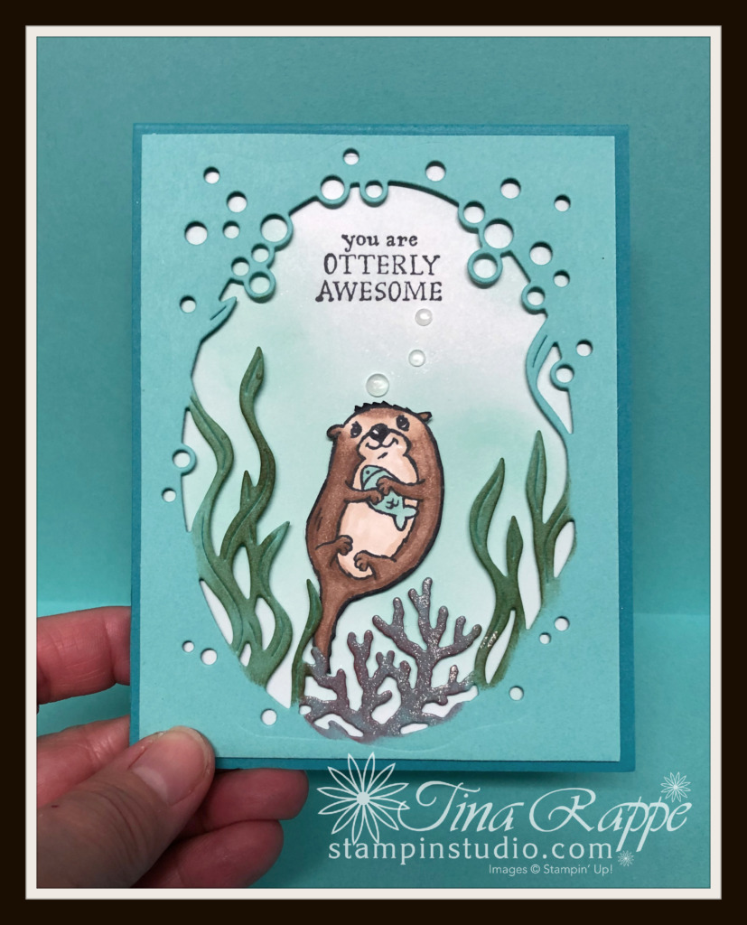 Stampin' Up! Awesome Otters stamp set, Sale-a-bration 2022, Stampin' Studio