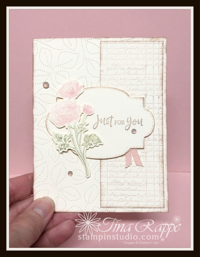 Stampin' Up! Ranunculus Romance stamp set, Stampin' Studio