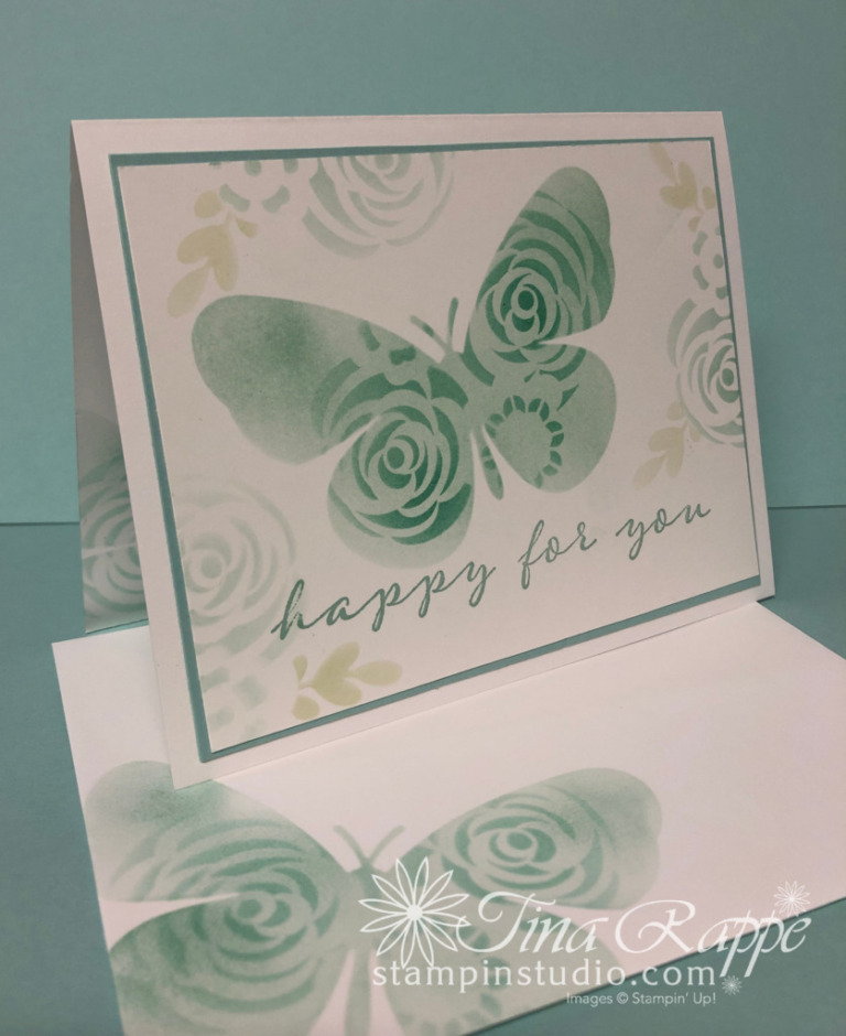 Butterflies & Flowers Masks Card Set Stampin' Sisters Retreat