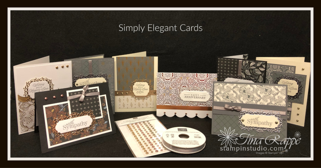 Stampin' Up! Simply Elegant Cards, Stamp Crop & Cruise Stampin' Studio