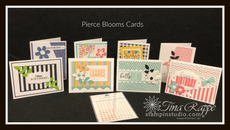 Stampin' Up! Pierced Blooms Cards, Stamp Crop & Cruise Stampin' Studio