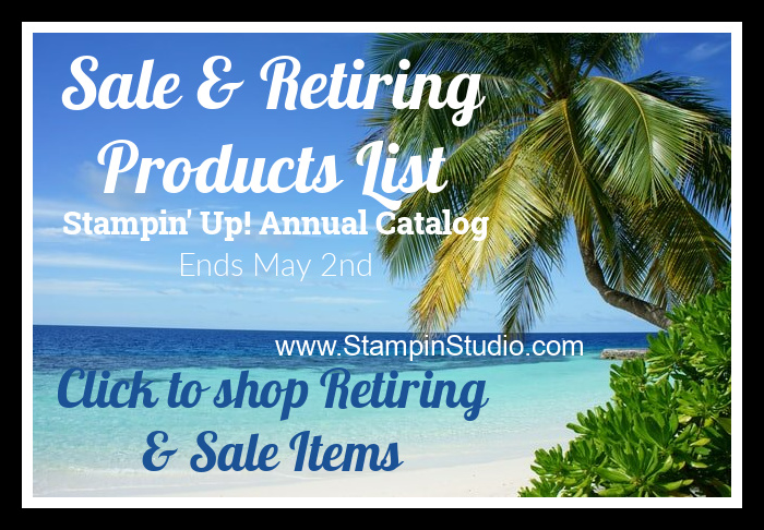 Stampin' Up! Sale & Retiring Products List, Stampin' Studio